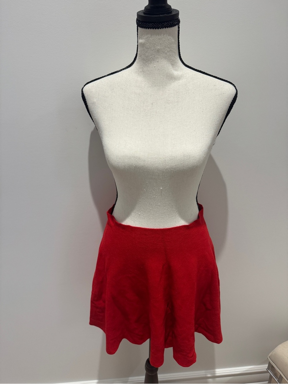 twik Red Mini Skirt NWOT